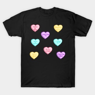 Book Tropes Loveheart Sticker Pack T-Shirt